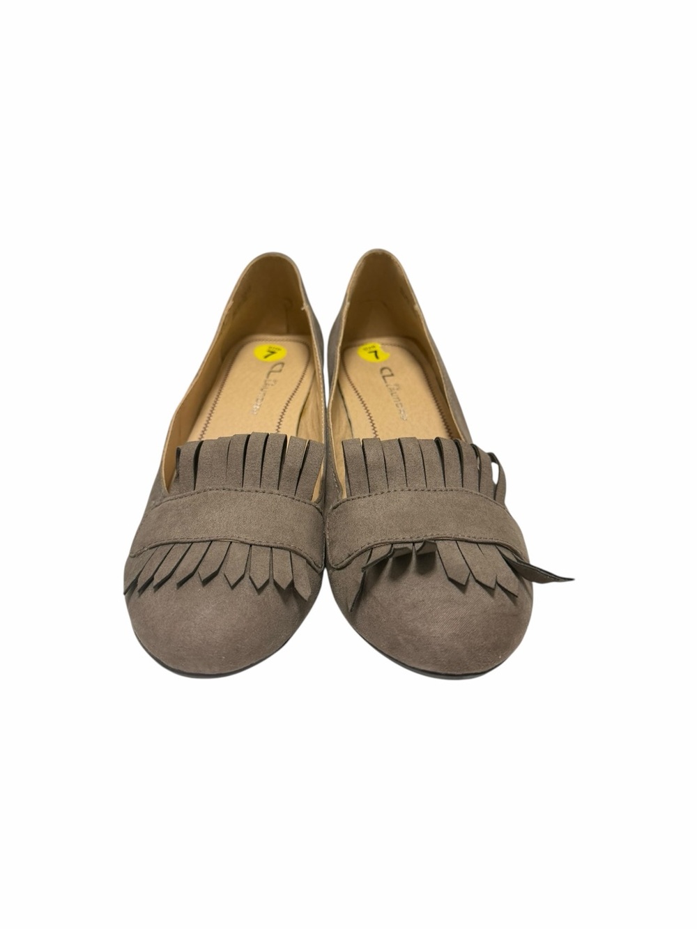 CL Laundry Solid Taupe Slip On Pumps